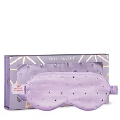 Crystalized Silk Eye Mask - Lilac